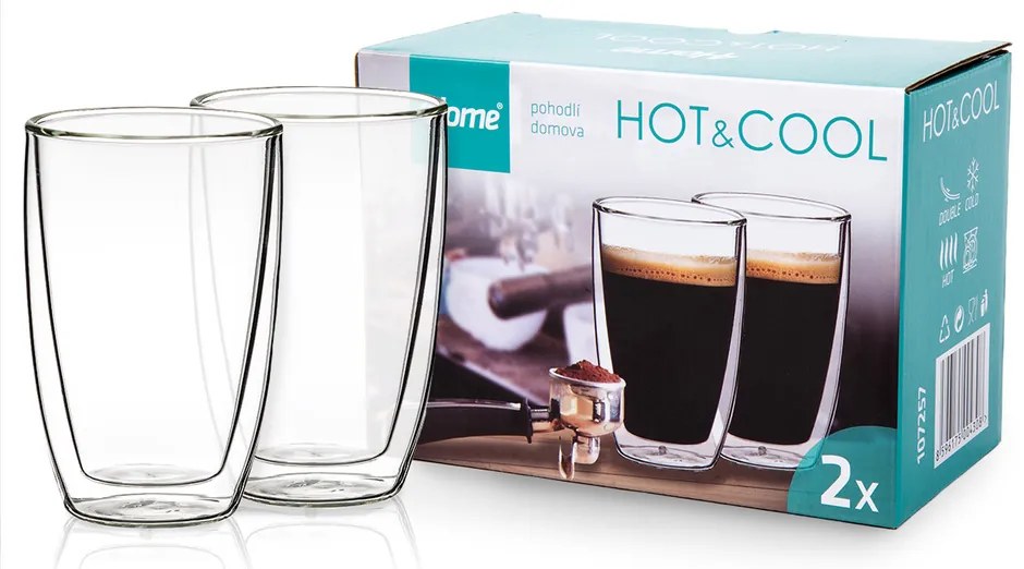 4Home Szklanka termiczna do kawy Hot&Cool 200 ml, 2 szt.