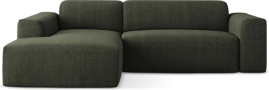 Zielony narożnik (lewostronny/z szezlongiem) Keli – Makamii