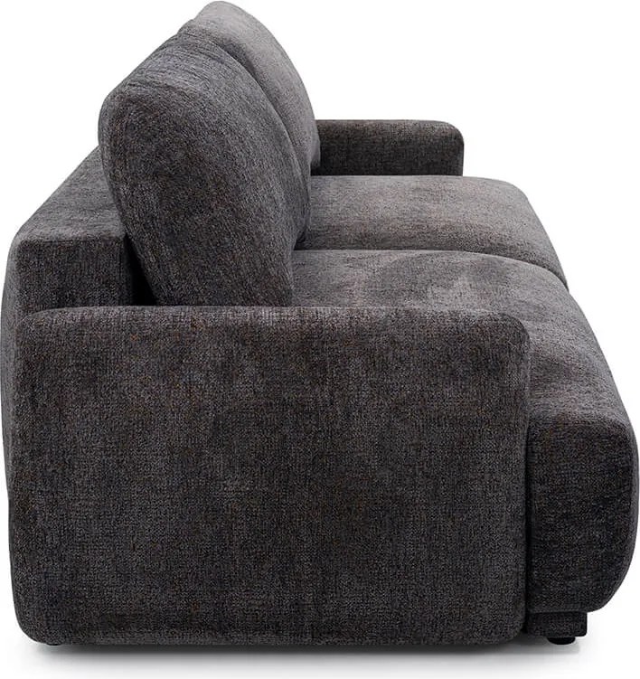 Sofa z Funkcją Spania SELORIA Ciemnoszara Nowoczesna