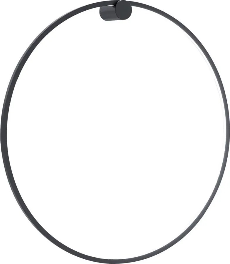 Oprawa ścienna LED SATURNO LED/46W/230V śr. 80 cm IP44 czarna