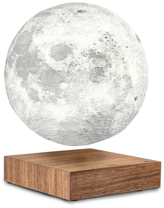 Brązowa lampa stołowa LED (wysokość 14 cm) Moon – Gingko