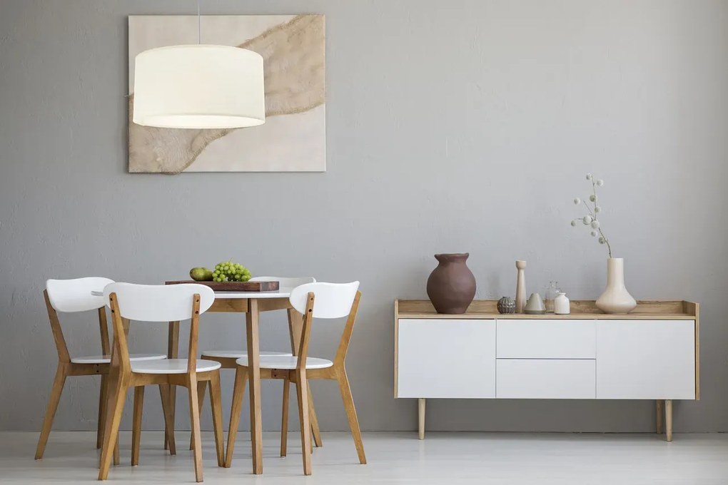 Lampa wisząca NATURAL CREAM 60 kremowa BPS KONCEPT