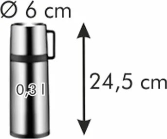 Tescoma Termos z kubkiem CONSTANT 0.3 l, nierdzewn, 0,3 l