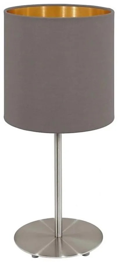 Eglo 55214 - Lampa stołowa PASTERI 1xE14/40W/230V brązowy/miedź