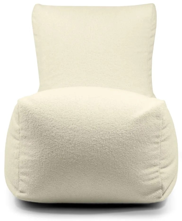 Brązowy worek do siedzenia z materiału bouclé Seat Lounge – SLOWDOWN