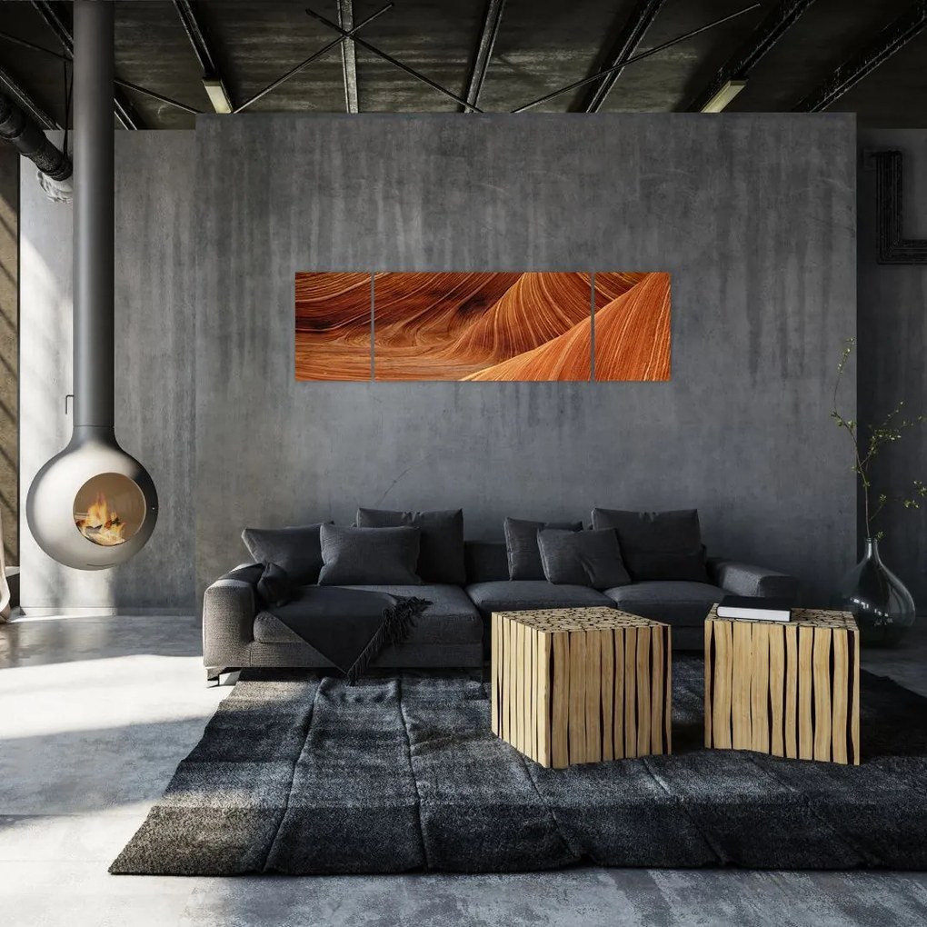 Obraz - Czerwony piasek (170x50 cm)