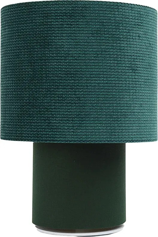Zielona lampka nocna z weluru - A339 C6-S06