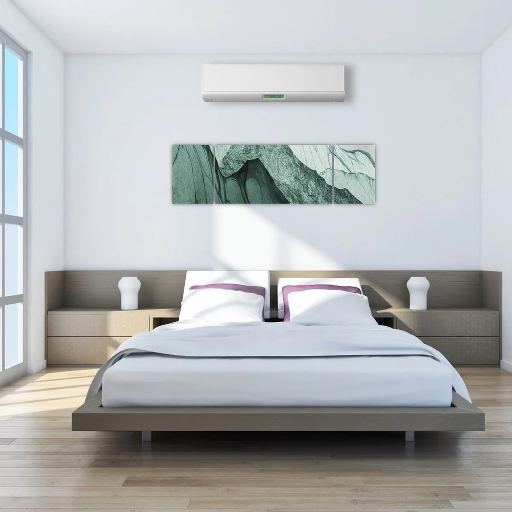 Obraz - Emerald Mountains N⁰2 (170x50 cm)