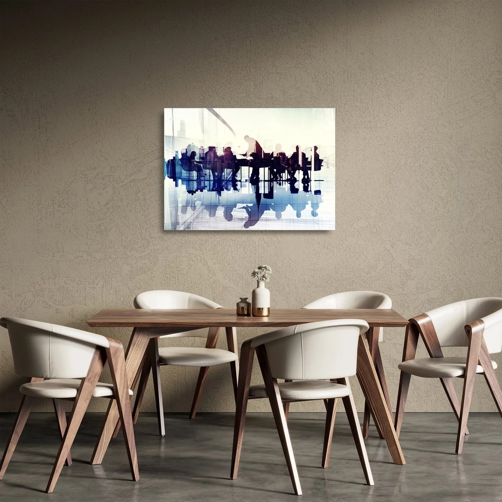 Obraz na szkle muzyków (70x50 cm)