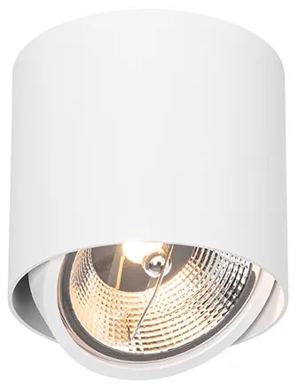 Inteligentny reflektor natynkowy biały, obrotowy i przechylany z Wifi GU10 111mm - Impact