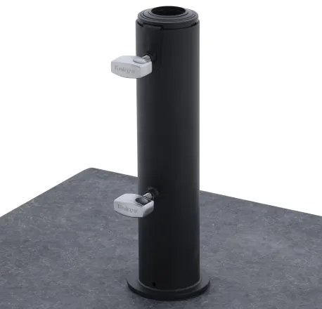 Mobilny stojak granitowy KNIRPS 50 kg czarny