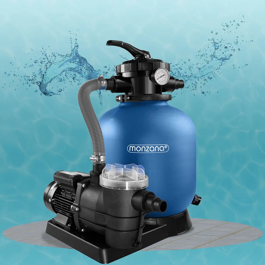 Monzana Filtr piaskowy do basenu AQUA 9 960 l/h, niebieska
