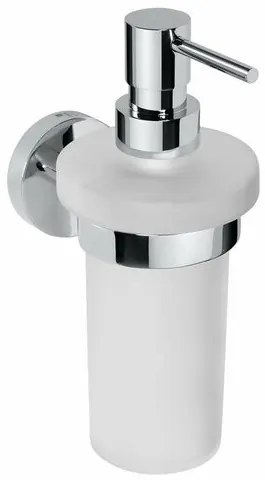 SAPHO XR101 X-Round dozownik mydła, szkło mleczne/ chrom, 230 ml