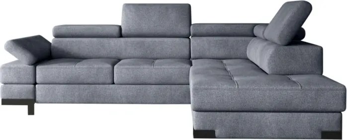 Narożnik EMPORIO L Prawostronny z funkcją spania Prawostronny w ktaninie SERENO 694 WERSAL