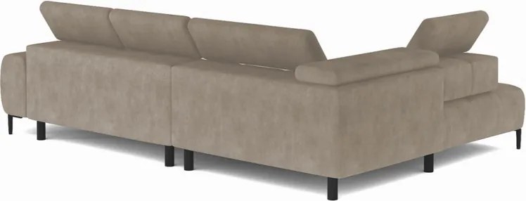 Narożnik PLAZA L Prawostronny w tkaninie Solar 16 WERSAL