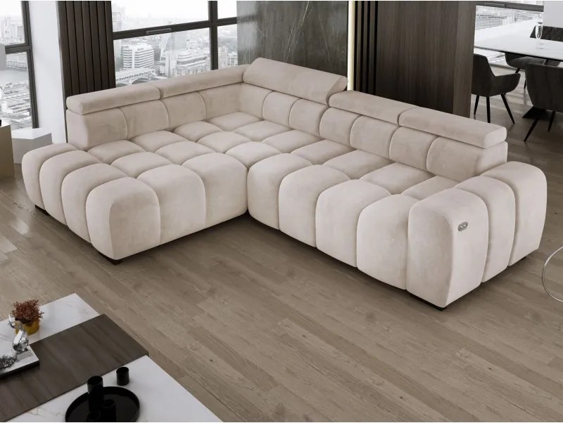 Narożnik BULL L Lewostronny z Elektryczną Regulacją SALVADOR 01 WERSAL