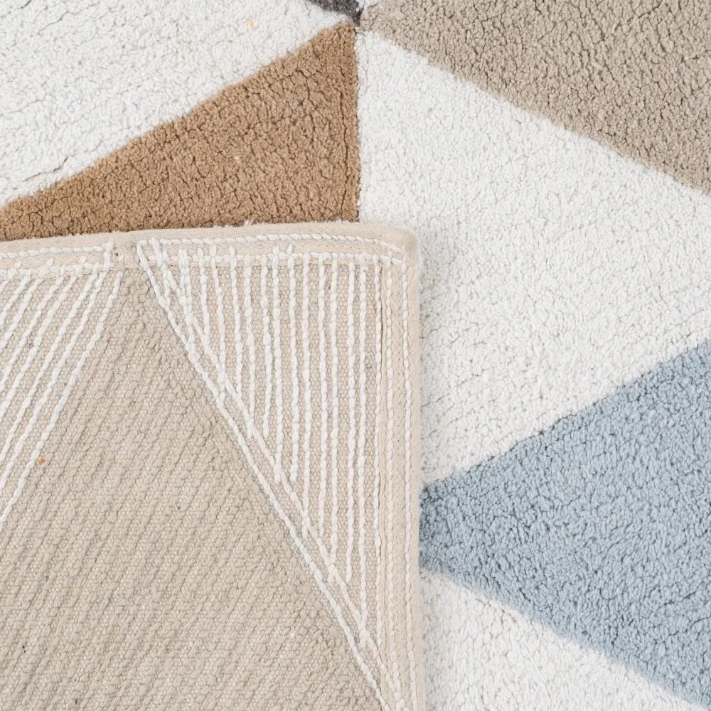 Bawełniany chodnik odpowiedni do prania 90x175 cm Geometric – Ixia