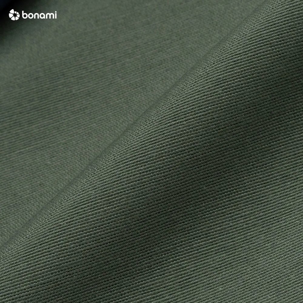 Fotel rozkładany z zielonym obiciem Karup Design Roots Raw/Olive Green