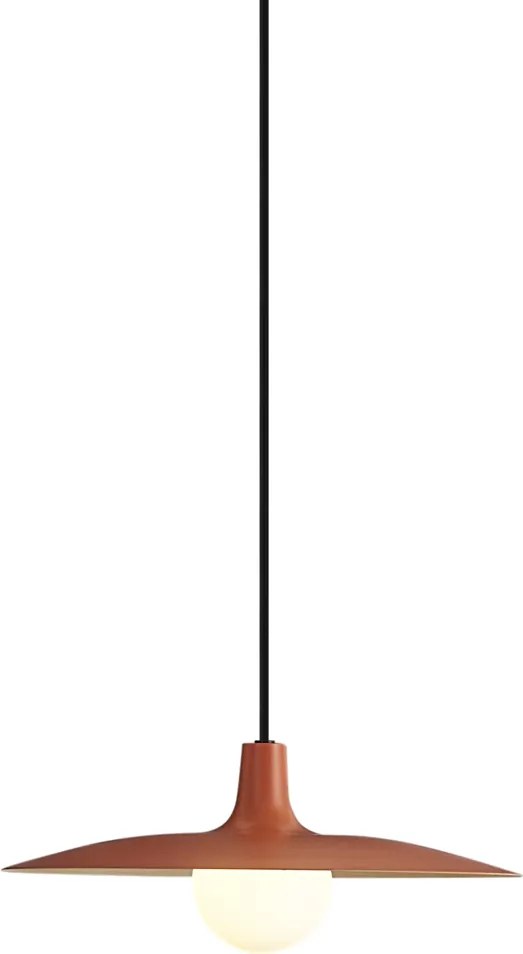 Retro Lampa Wisząca Pomarańczowa do Systemu Szynowego 1-Fazowego - Slimline Panzi