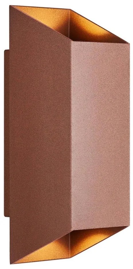 Nordlux - Kinkiet zewnętrzny NICO 2xGU10/35W/230V IP54 brązowy