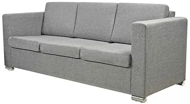 Trzyosobowa jasnoszara sofa loftowa - Telva 3Q