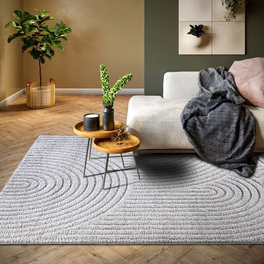 Jasnoszary dywan 120x170 cm Panglao New York Light Grey – Elle Decoration