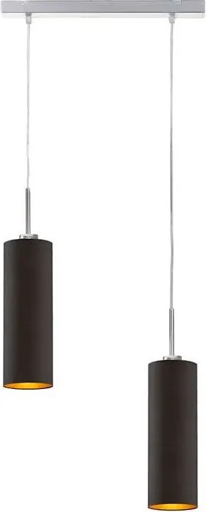 Lampa wisząca dwa zwisy ze stalowym stelażem S1-N83
