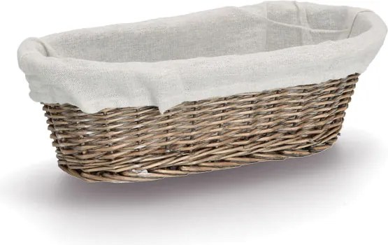 Wiklinowy koszyk na chleb, 33 x 14 x 10 cm