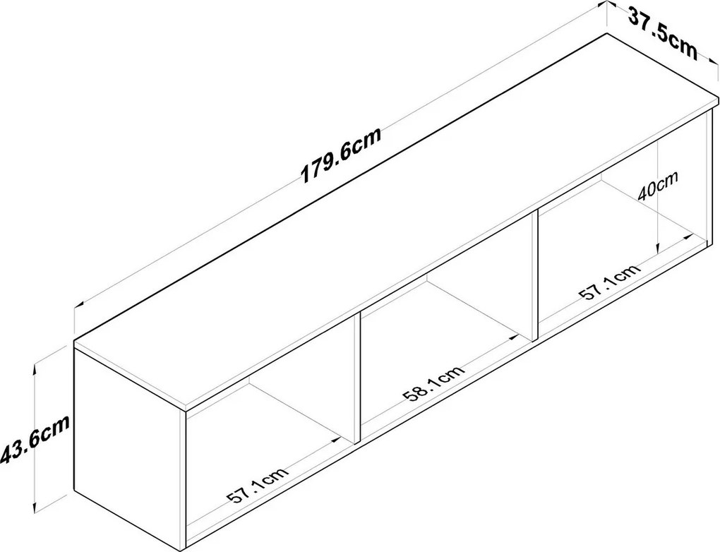 Szafka ścienna Eva White