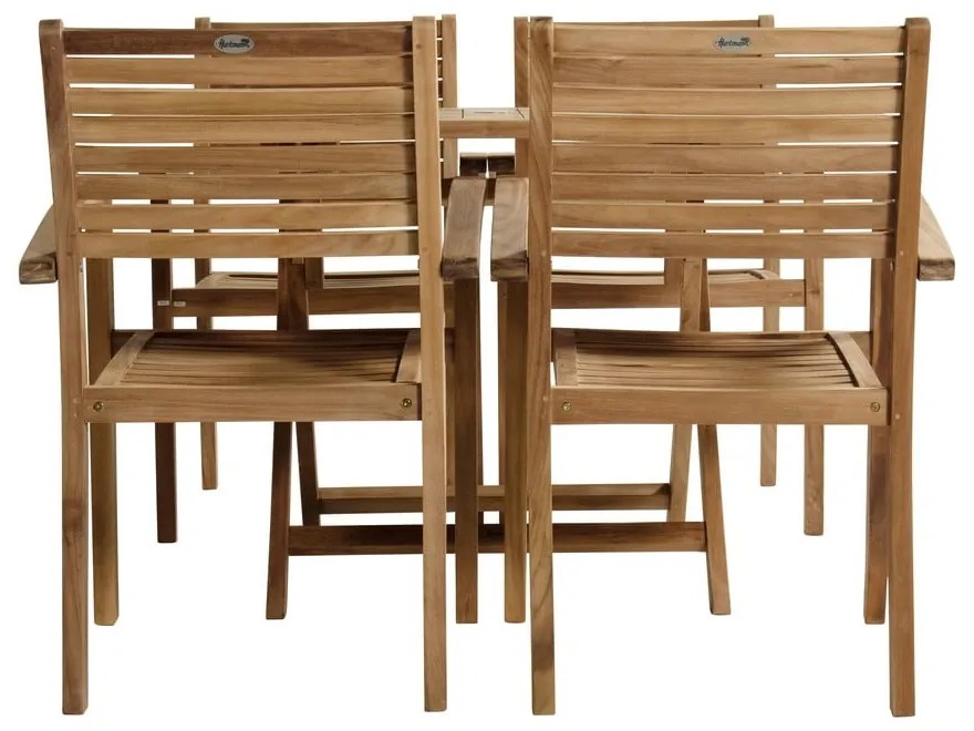 Stół ogrodowy z litego drewna tekowego 70x120 cm Skagen – Hartman