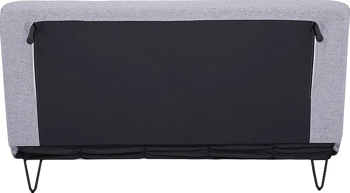 Szara rozkładana sofa ZENIA
