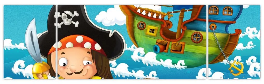 Obraz - Skarb piratów (170x50 cm)