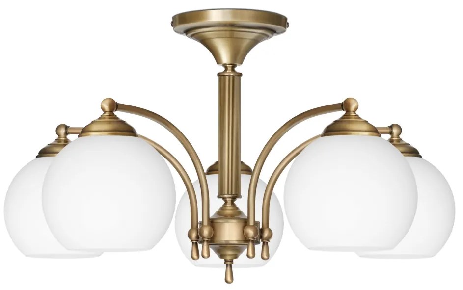 Niski żyrandol klasyczny z kulami QV-S5K