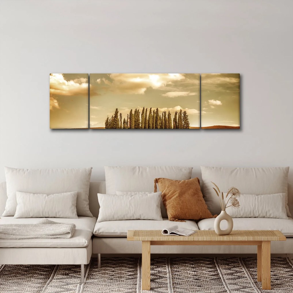 Obraz leśnej łąki (170x50 cm)