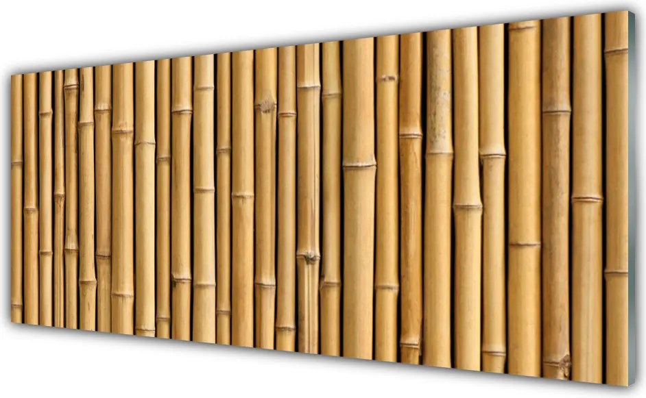 Szkło nad Blatem Zielone Pędy Bambusa