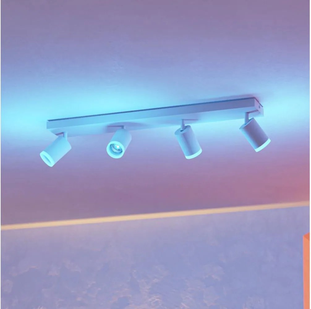 Eglo 901944 - LED RGBW ściemnialna oprawa punktowa MELITELLO-Z 4xLED/3,7W/230V biała