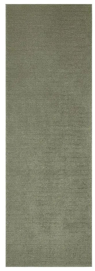 Ciemnozielony chodnik Mint Rugs Supersoft, 80x250 cm