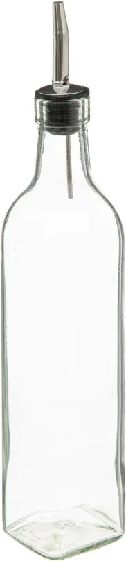 Butelki na olej i ocet w bambusowym stojaku GUSTO, 2x 480 ml