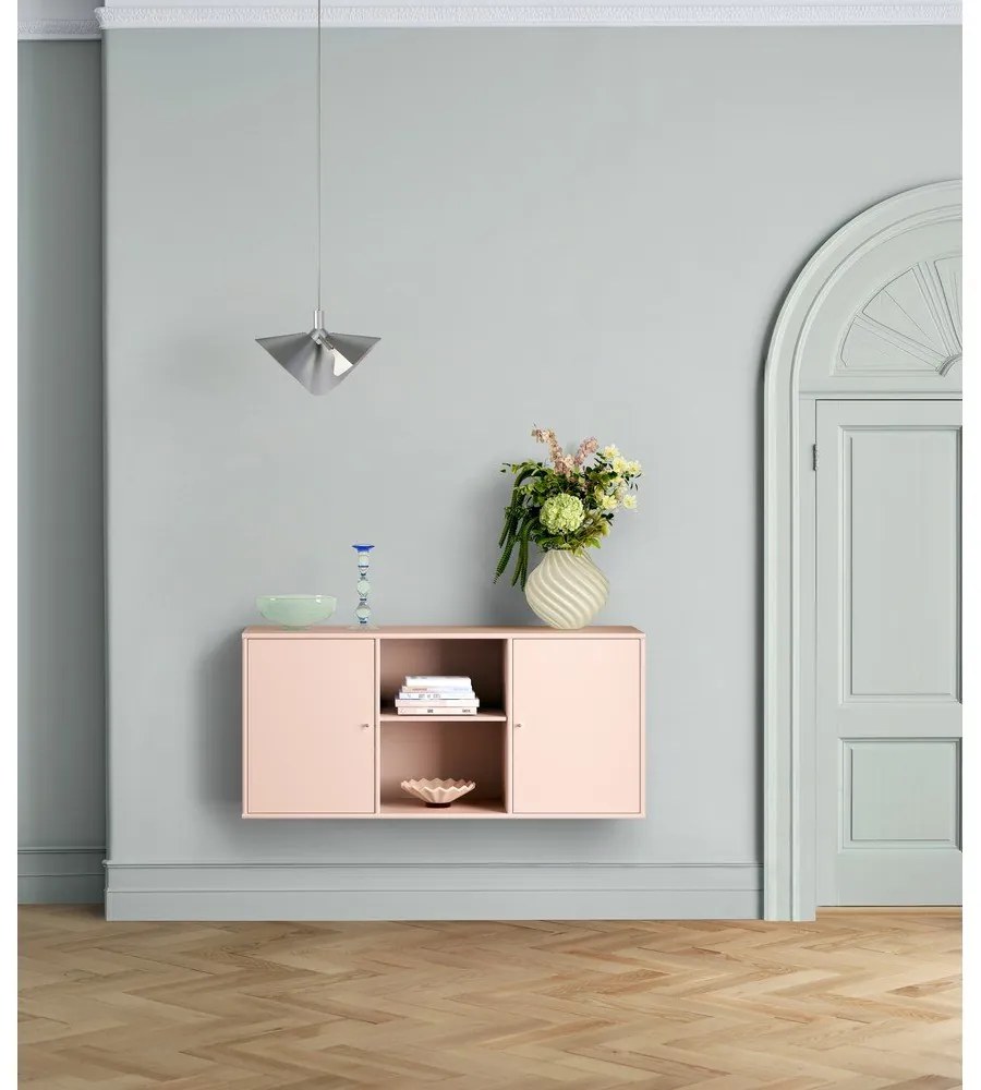 Jasnoróżowa komoda wisząca 133x61x42 cm Mistral – Hammel Furniture