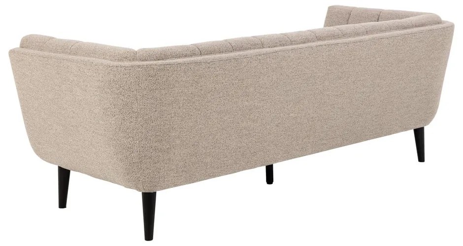 Beżowa sofa z materiału bouclé 218 cm Tampa – Actona