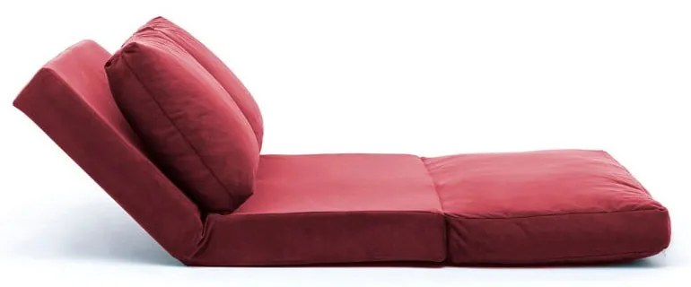 Bordowa rozkładana sofa 120 cm Taida – Balcab Home