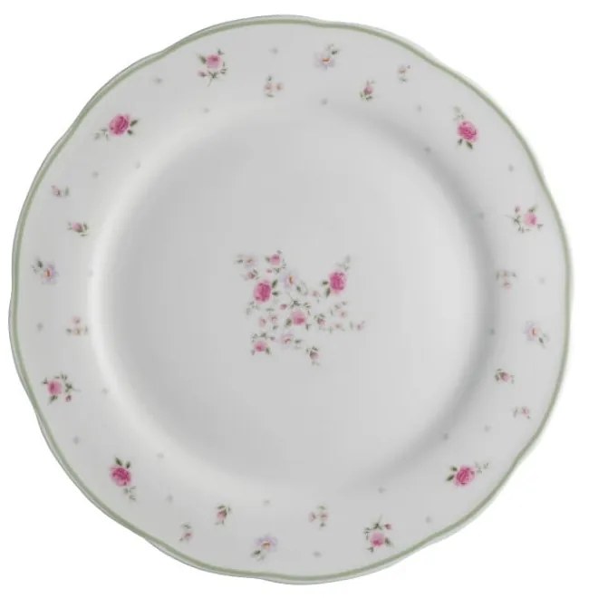 18-częściowy komplet porcelanowych talerzy Brandani Nonna Rosa