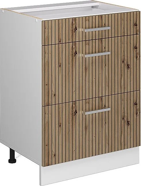 Szafka dolna do kuchni dąb rzemieślniczy 60x46x81.6 r-line