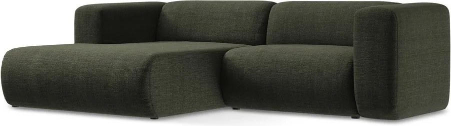 Zielony narożnik (lewostronny/z szezlongiem) Ekahi – Makamii