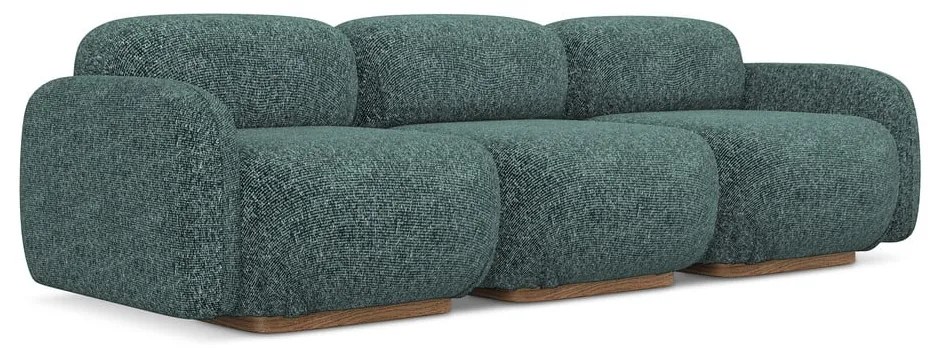 Turkusowa sofa modułowa 270 cm Ailani – Makamii