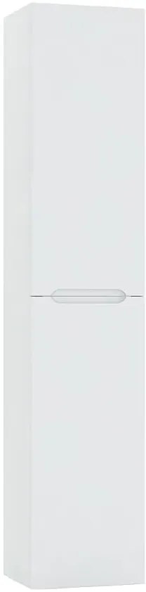 Wiszący dwudrzwiowy słupek łazienkowy jasnoszary mat D6-Z10