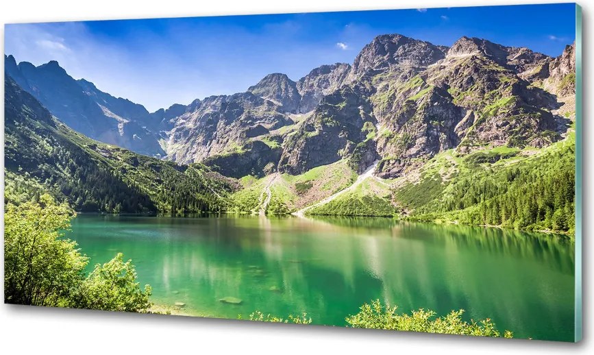 Panel do kuchni Morskie oko Tatry