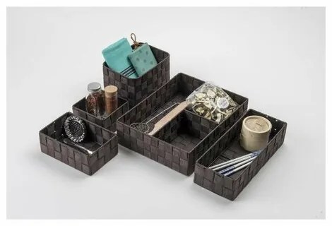 Compactor Organizer do przechowywania do szuflady L TEX, 30 x 12 x 7 cm, brązowy, L