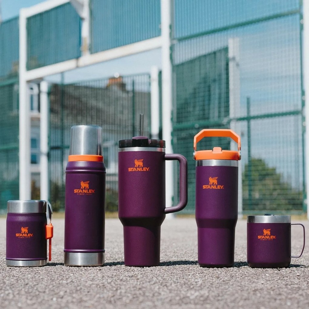 Termos Stanley 400 ml z łyżką/widelcem Plum