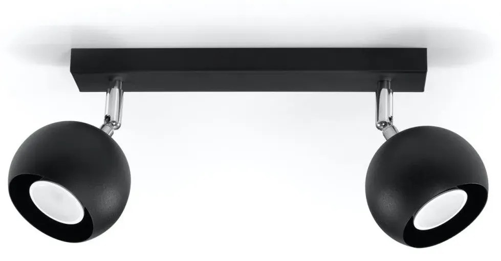 Regulowany plafon LED E809-Fole - czarny